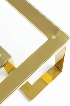 Ława Gold Rush 120x120 cm złota
