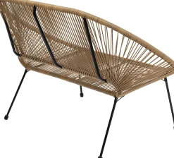 Ławka ogrodowa naturalna żyłkowa 121 cm