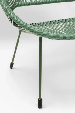 Ławka ogrodowa zielona żyłkowa 121 cm