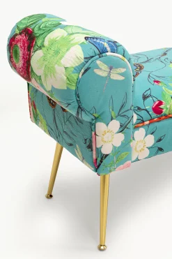 Ławka Wing Flower Fever niebieska 100 cm