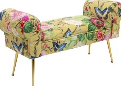 Ławka Wing Flower Fever żółta 100 cm