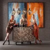 Barek ekskluzywny srebrny stal nierdzewna 120x105 cm