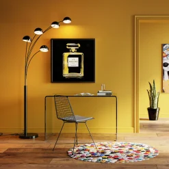 Biurko Clear Club 125x60 cm transparentne