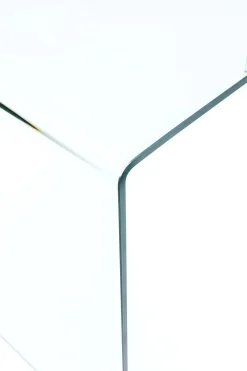 Biurko Clear Club 125x60 cm transparentne
