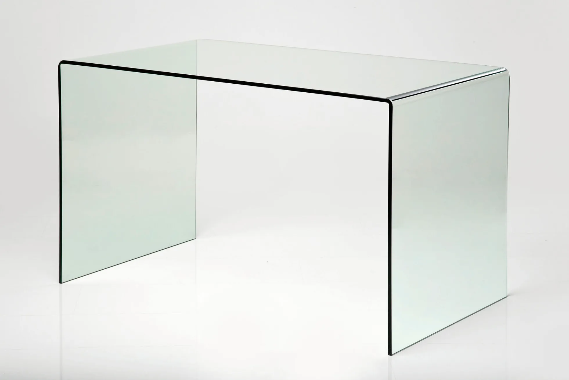 Biurko Clear Club 125x60 cm transparentne