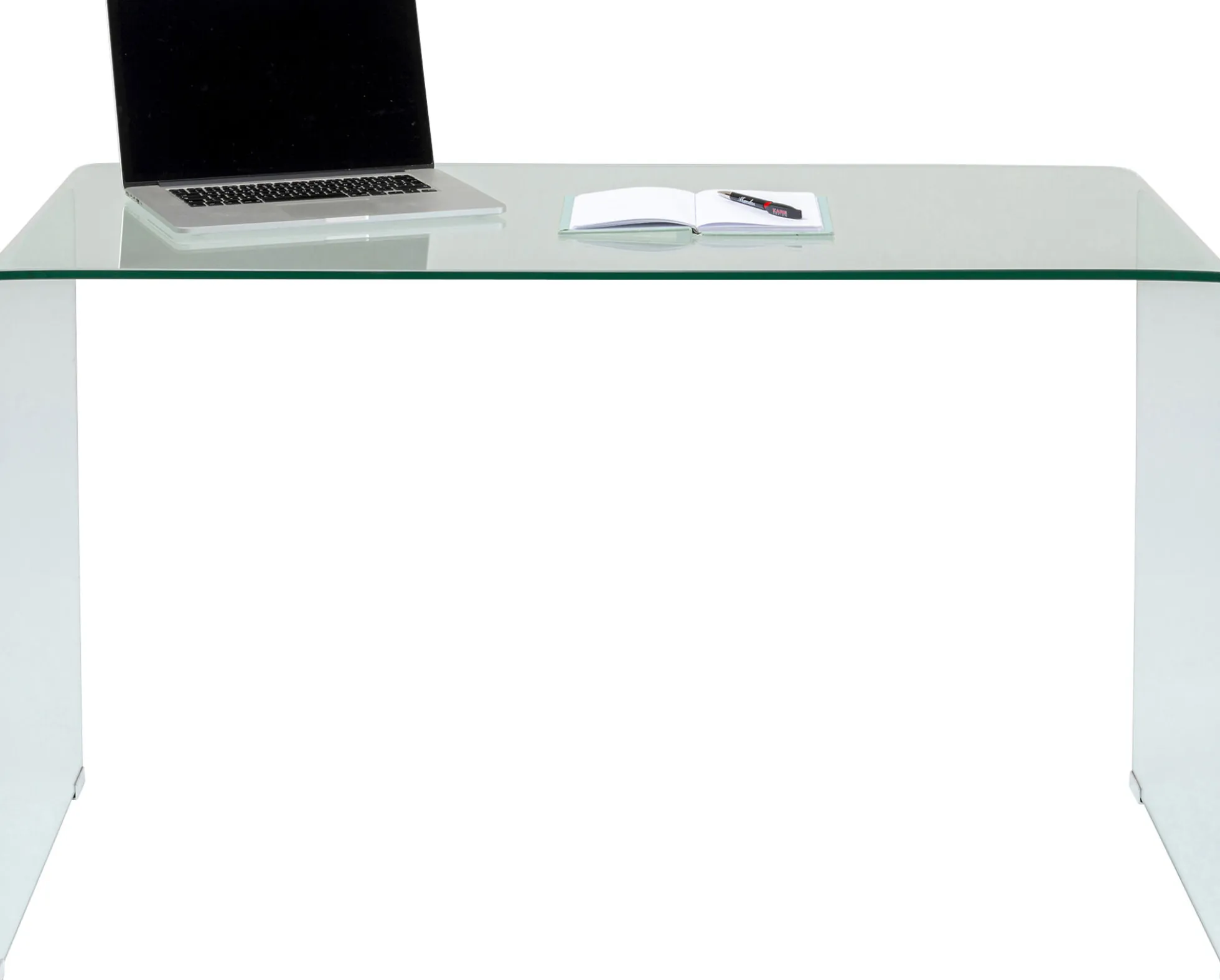Biurko Clear Club 125x60 cm transparentne