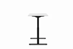 Biurko Smart 140x60 cm biało-czarne