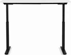 Biurko Smart 120x70 cm biało-czarne