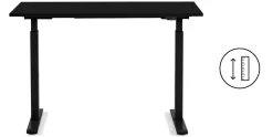 Biurko Smart 120x60 cm czarne