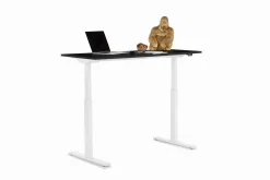 Biurko Smart 140x60 cm czarno-białe