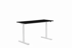 Biurko Smart 140x60 cm czarno-białe