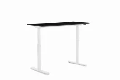 Biurko Smart 140x60 cm czarno-białe