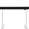 Biurko Smart 120x70 cm czarno-białe