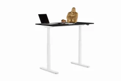 Biurko Smart 120x70 cm czarno-białe