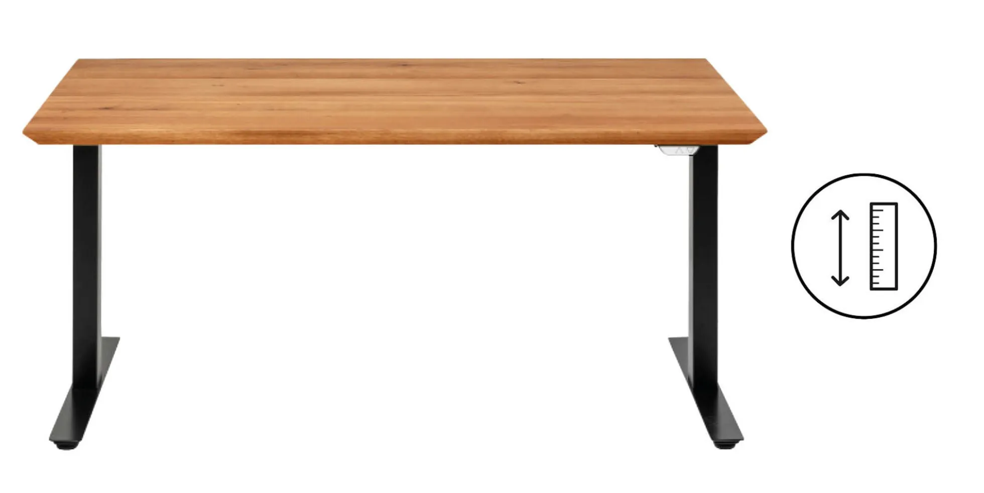 Biurko Symphony Oak 160x80 cm drewniane