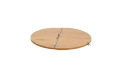 Blat okrągły MDF okleina dębowa Ø80 cm