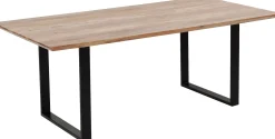 Blat z drewna akacjowego naturalny prostokątny 220x100 cm
