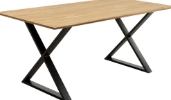 Blat z drewna dębowego olejowany prostokątny prosta krawędź 160x80 cm