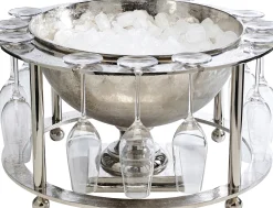 Cooler do butelek Champagne Time ∅61x38 cm srebrny