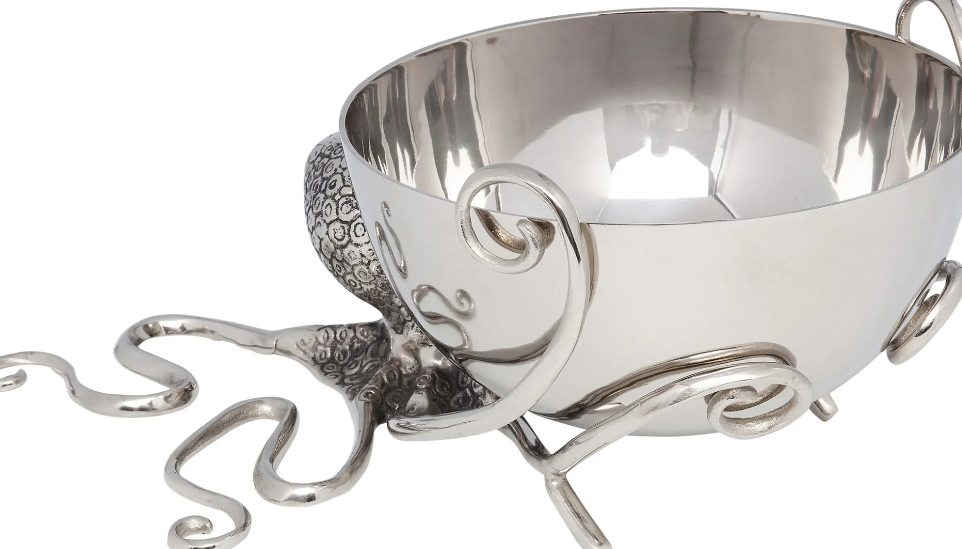 Cooler do butelek Octopus 46x26 cm srebrny