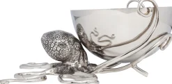 Cooler do butelek Octopus 46x26 cm srebrny