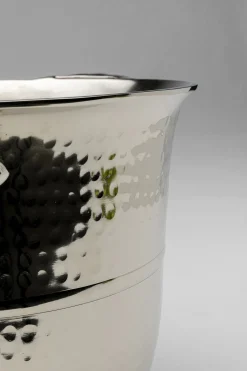 Cooler do wina lub szampana srebrny z aluminium motyw słonia 4,5 L