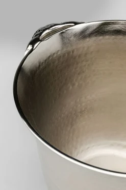 Cooler do wina lub szampana srebrny z aluminium motyw słonia 4,5 L