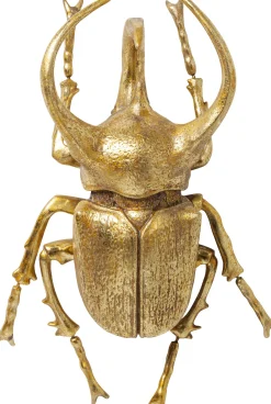 Dekoracja ścienna Atlas Beetle 26x35 cm złota