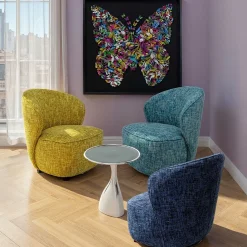 Dekoracja ścienna Farfalla 120x120 cm kolorowa
