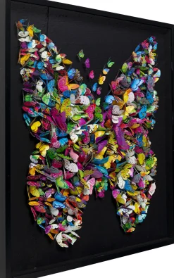 Dekoracja ścienna Farfalla 120x120 cm kolorowa