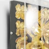 Dekoracja ścienna Gold Flower 80x80 złota