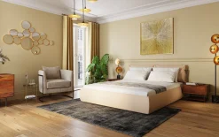 Dekoracja ścienna Illumino 120x120 cm złota