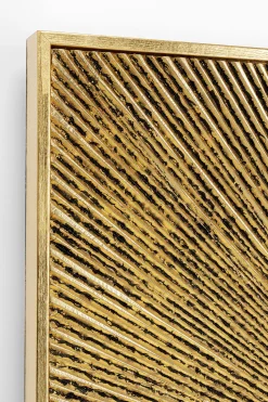 Dekoracja ścienna Illumino 120x120 cm złota