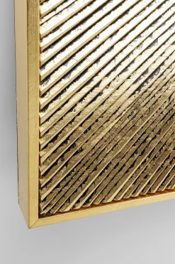 Dekoracja ścienna Illumino 120x120 cm złota