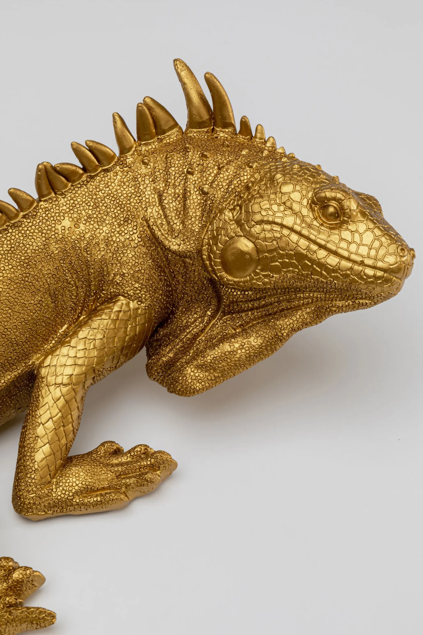Dekoracja ścienna Lizard 17x40 cm złota