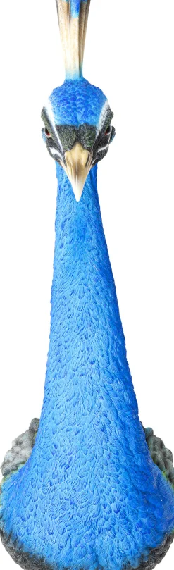 Dekoracja ścienna Peacock 16x68 cm niebieska