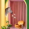 Dekoracja ścienna zebra czarno-biała 58x78 cm