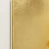 Dekoracja ścienna złota drewniana ręczne wykonanie 120x120 cm