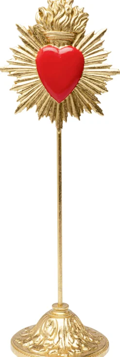 Dekoracja Flaming Heart 31cm