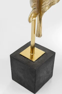 Dekoracja stojąca Feather One 36x147 cm złota