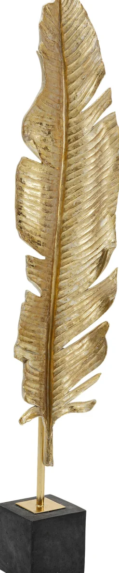 Dekoracja stojąca Feather One 36x147 cm złota
