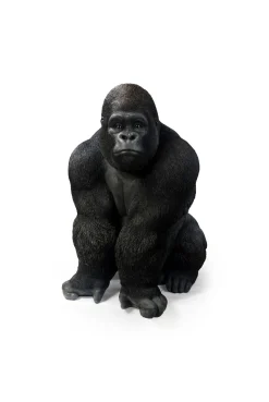 Dekoracja stojąca Gorilla Front 90x107 cm czarna