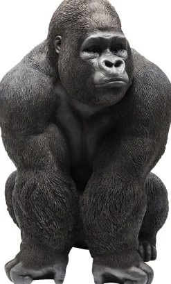 Dekoracja stojąca Gorilla Front 90x107 cm czarna
