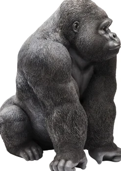 Dekoracja stojąca Gorilla Front 90x107 cm czarna