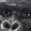 Dekoracja stojąca Gorilla 60x76 cm ciemnoszara