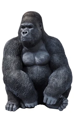 Dekoracja stojąca Gorilla 60x76 cm ciemnoszara