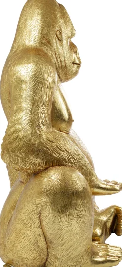 Dekoracja stojąca Gorilla XL 130x180 cm złota