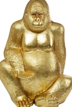 Dekoracja stojąca Gorilla XL 130x180 cm złota