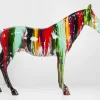 Dekoracja stojąca Horse 216x164 cm kolorowa