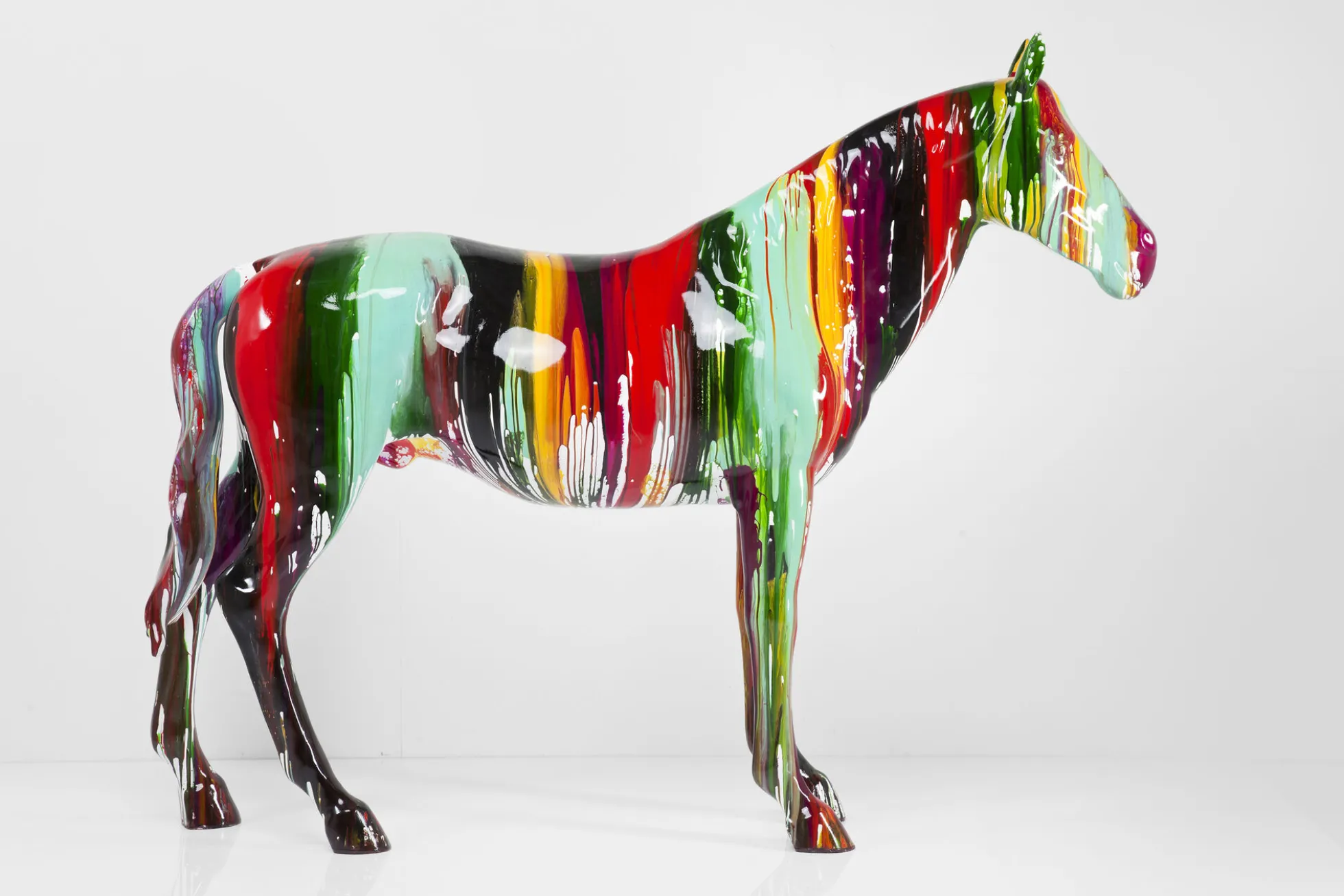 Dekoracja stojąca Horse 216x164 cm kolorowa